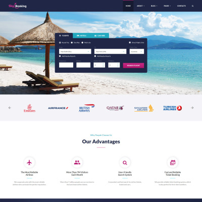 Virtual Airlines Website Templates